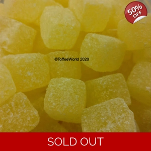 Tilleys Pineapple Cubes - Traditional Boiled Sweets